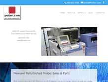 Tablet Screenshot of prober.com